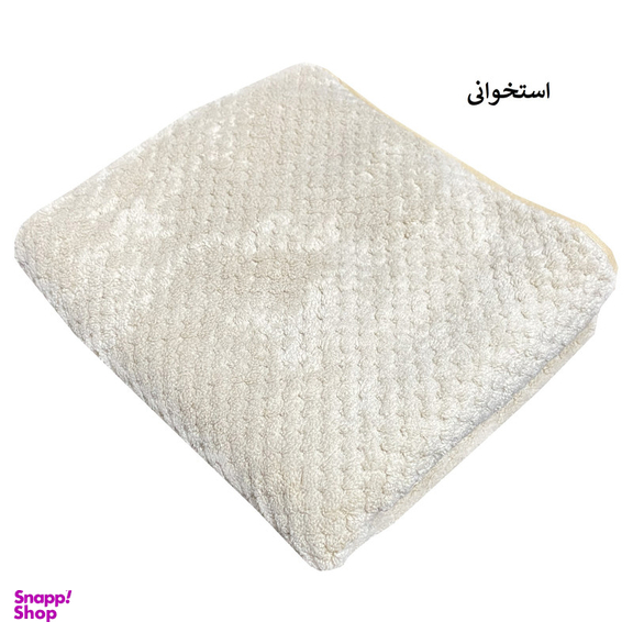حوله دستی شایسته مدل نسترن سایز 35×75 سانتی متر