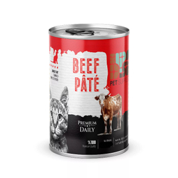 کنسرو غذای گربه بالغ دی پی اس مدل پته طعم گوشت گاو وزن 800 گرم