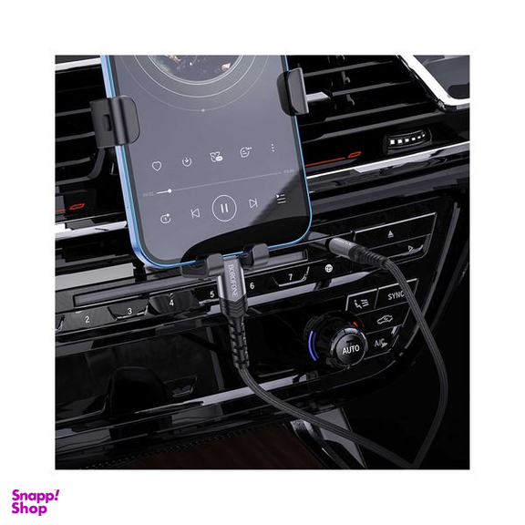 کابل تبدیل لایتنینگ به جک 3.5 میلی متری بروفون مدل BL15 طول 1 متر