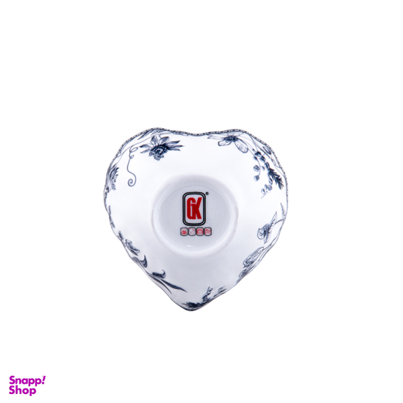 اردو خوری قلبی گلدکیش طرح لوتوس مدل GK701127-1 بسته ۲ عددی