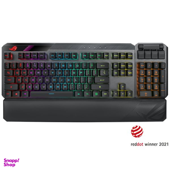 کیبورد بی سیم مخصوص بازی ایسوس مدل ROG Claymore II Aura RGB