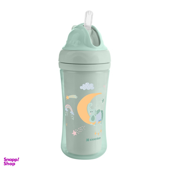 لیوان نی دار کیکابو moony me طرح فیل گنجایش 220 میلی لیتر