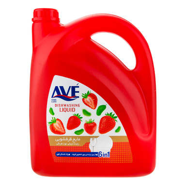 مایع ظرفشویی اوه رایحه توت فرنگی وزن 3750 گرم