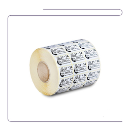 لیبل برچسب کاغذی مدل سه ردیف سایز 34×21 بسته 6000 عددی