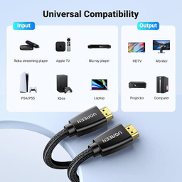 کابل تبدیل HDMI 2.0 یوگرین مدل HD118 کد 40411 طول 3 متر