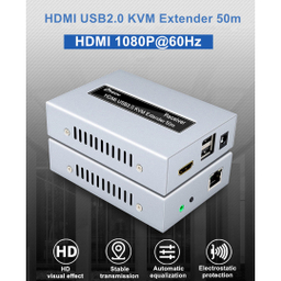 اکستندر HDMI دیتک (D Tech) مدل DT-7054 USB2.0 KVM محدوده 50 متر