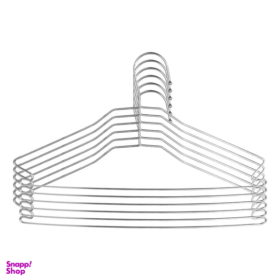 چوب لباسی لوکس مدل P126 بسته 6 عددی