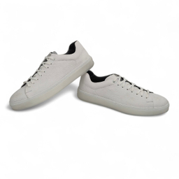 کفش طبی مردانه چرم ریباری مدل P2 رنگ سفید