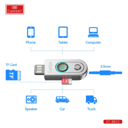 کارت خوان و دانگل بلوتوث ارلدام مدل BR13
