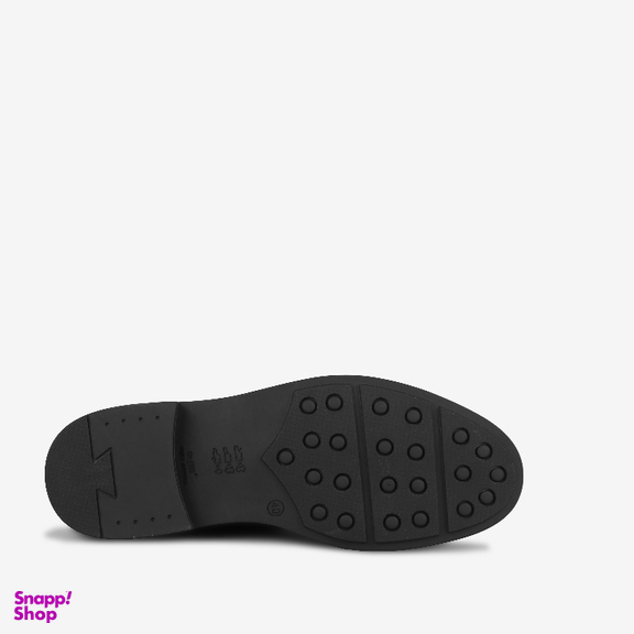 نیم بوت مردانه چرم مونو کد J5526-001 رنگ مشکی