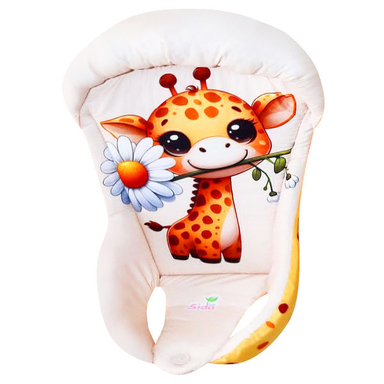 قنداق نوزاد مدل سوئیسی دورو طرح زرافه و گل کد 25