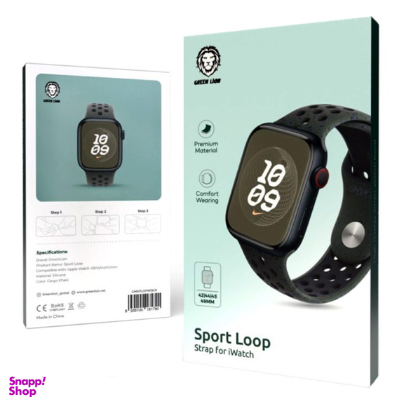 بند ساعت هوشمند گرین لاین مدل SPORT LOOP مناسب اپل واچ سایز 42/44/45/49 میلی متر
