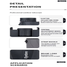 دوربین دوچشمی آی بر مدل BINOCULARS کد 10X25