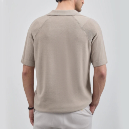 پولوشرت آستین کوتاه مردانه مدل GD-s-18532080 رنگ خاکی