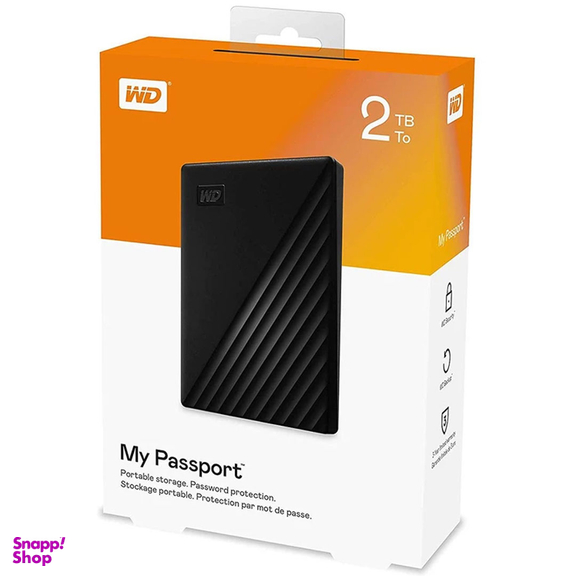 هارد اکسترنال وسترن دیجیتال مدل My Passport ظرفیت 2 ترابایت