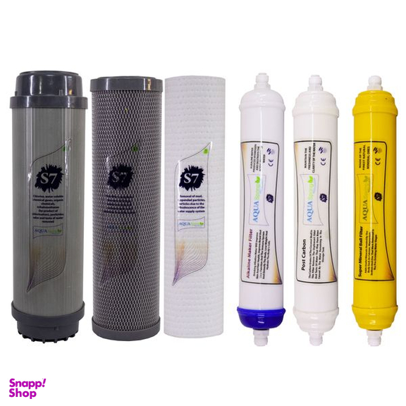 فیلتر دستگاه تصفیه آب آکوآ اسپرینگ مدل F-S7-A6 مجموعه 6 عددی