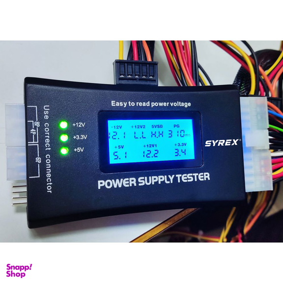 تستر دیجیتال پاور کیس سایرکس مدل SX-IV6