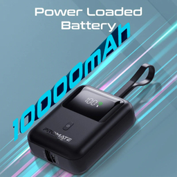 پاوربانک پرومیت مدل POWERPOD-10.BLK ظرفیت ۱۰۰۰۰ میلی آمپر ساعت