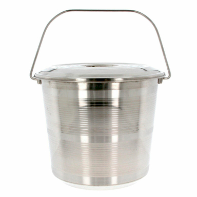سطل استیل مدل B15 ظرفیت 15 لیتر
