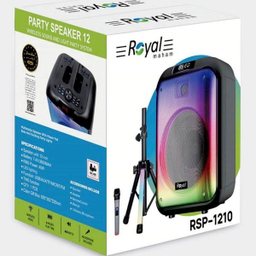 اسپیکر بلوتوثی رویال کد 1210 به همراه میکروفون و ریموت