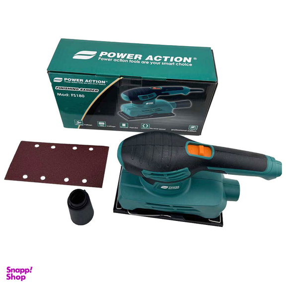 دستگاه سنباده زن 180 وات پاور اکشن مدل FS180