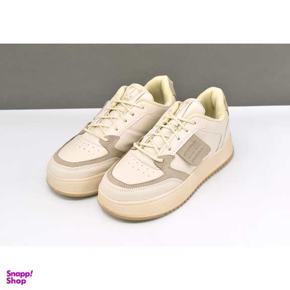 کفش روزمره زنانه پویان گام پیام مدل مولین کد 11959 رنگ کرم