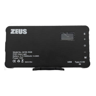 پنل نور ال ای دی زیوس مدل M135-RGB کد 0020