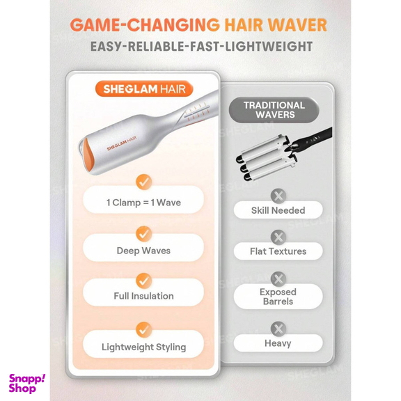 اتو مو شیگلم هیر مدل Beach Babe