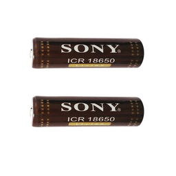 باتری لیتیوم یون قابل شارژ برند سونی مدل ICR-18650 ظرفیت 6000 میلی آمپر ساعت بسته 2 عددی
