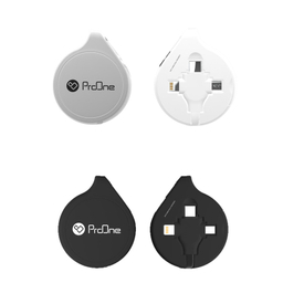 کابل تبدیل USB به USB-C / microUSB / لایتنینگ پرووان مدل PCC108R طول 1 متر