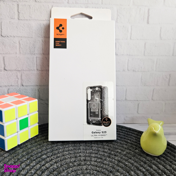 کاور موبایل اسپیگن مگ سیف دار مدل Ultra Hybrid مناسب سامسونگ S23
