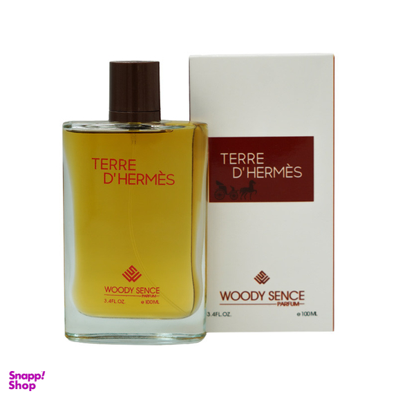 ادوپرفیوم مردانه وودی سنس مدل TERRE D’HERMES با رایحه تلخ حجم 100 میلی‌لیتر