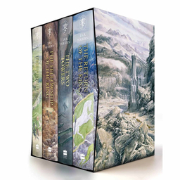 کتاب Lord Of The Rings از J. R. R. Tolkien باکس ست طراحی Alan Lee مجموعه ۴ جلدی