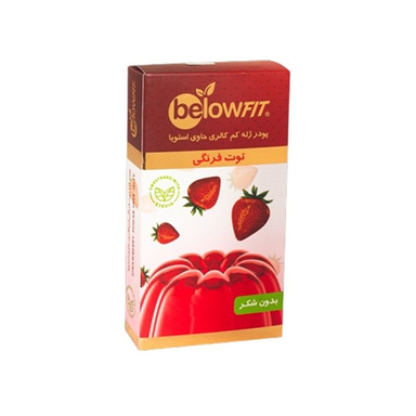 پودر ژله رژیمی توت فرنگی بیلوفیت وزن 25 گرم