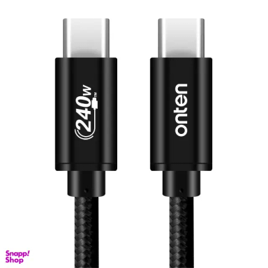 کابل دیتا Type-C اونتن مدل CC201 240W طول 1.2 متر