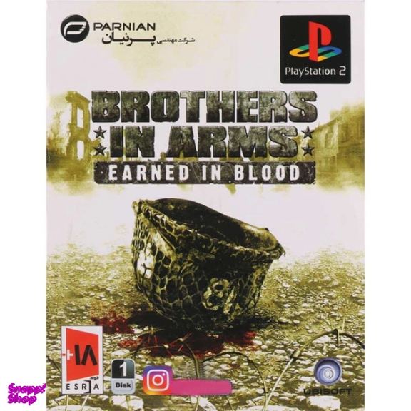 بازی BROTHERS IN ARMS EARNED IN BLOOD مخصوص PS2 نشر پرنیان