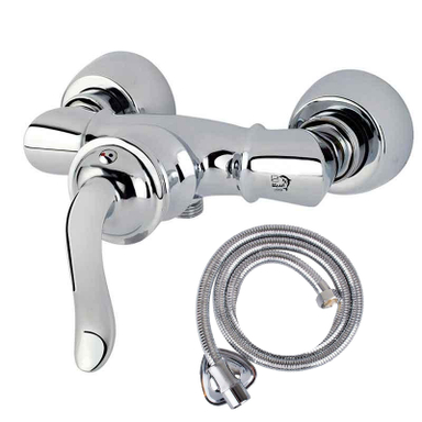 شیر توالت اهرمی اندیکا مدل A33 به همراه شلنگ