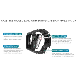 بند ساعت هوشمند آهااستایل مدل WA07 مناسب اپل واچ 42/44 میلی متر