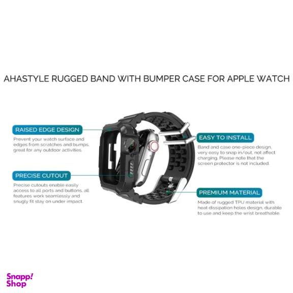 بند ساعت هوشمند آهااستایل مدل WA07 مناسب اپل واچ 42/44 میلی متر