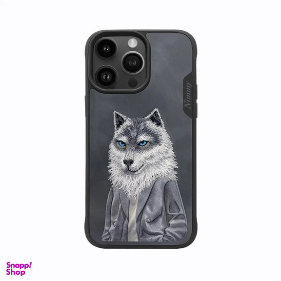کاور گوشی موبایل نیمی مدل Gray WOLF مناسب اپل iPhone 14 Pro Max