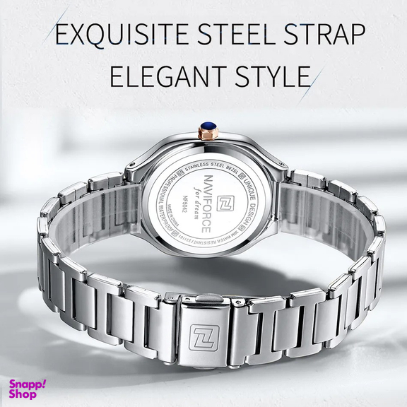 ساعت مچی عقربه ای زنانه نیوی فورس مدل NF5042SWS