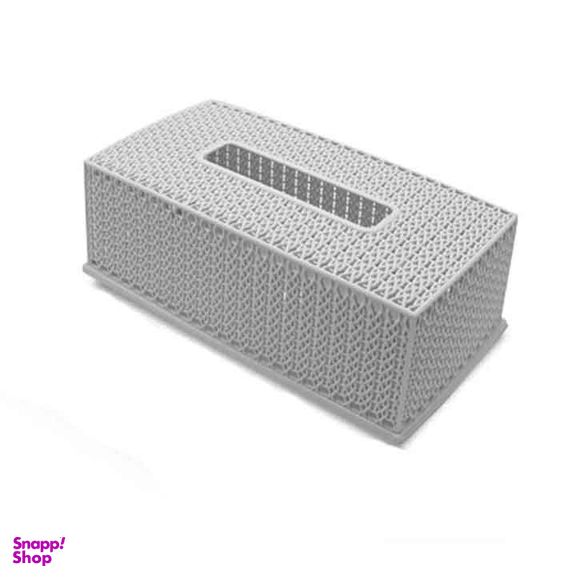 جای دستمال کاغذی مدل حصیر بافت کد t110