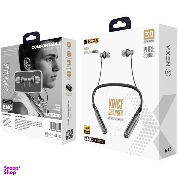 هدفون بلوتوثی دورگردنی نکسا مدل N15