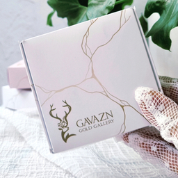 آویز گردنبند طلا 18 عیار زنانه گوزن طرح تو مرا جان و جهانی کد HG4678