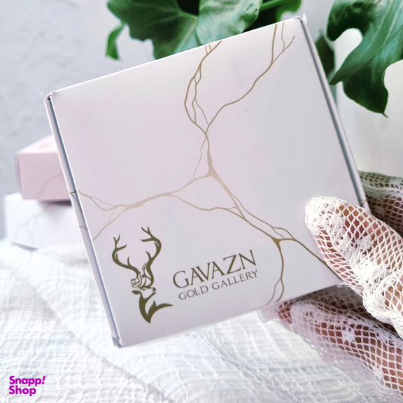 آویز گردنبند طلا 18 عیار زنانه گوزن طرح تو مرا جان و جهانی کد HG4678