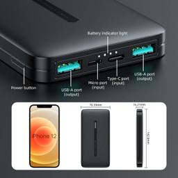پاور بانک جوی روم مدل JR-T012 ظرفیت 10000 میلی آمپر ساعت