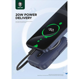 پاوربانک 22.5 وات گرین لاین مدل Monaco MagSafe ظرفیت 20000 میلی آمپر ساعت