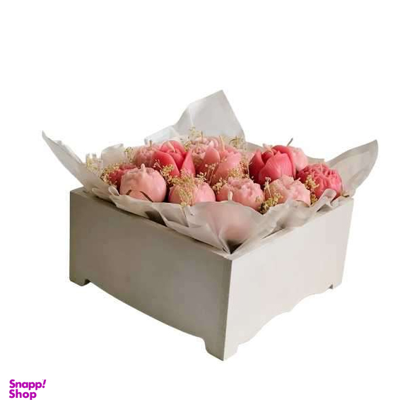 شمع مدل گل پیونی کد 140