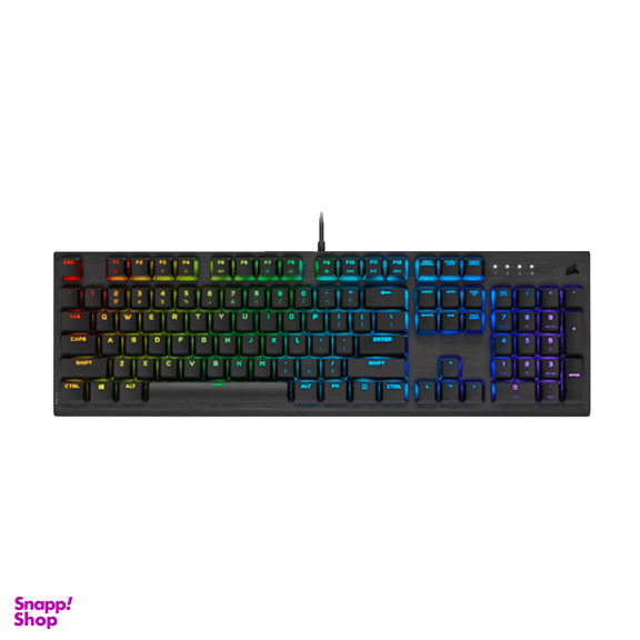 کیبورد گیمینگ کورسیر مدل k60 RGB Pro Cherry Viola