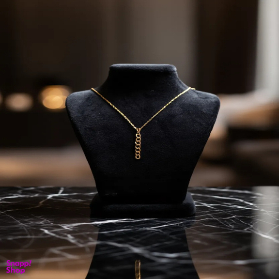 آویز گردنبند طلا 750 عیار زنانه مدل کارتیه کد S01